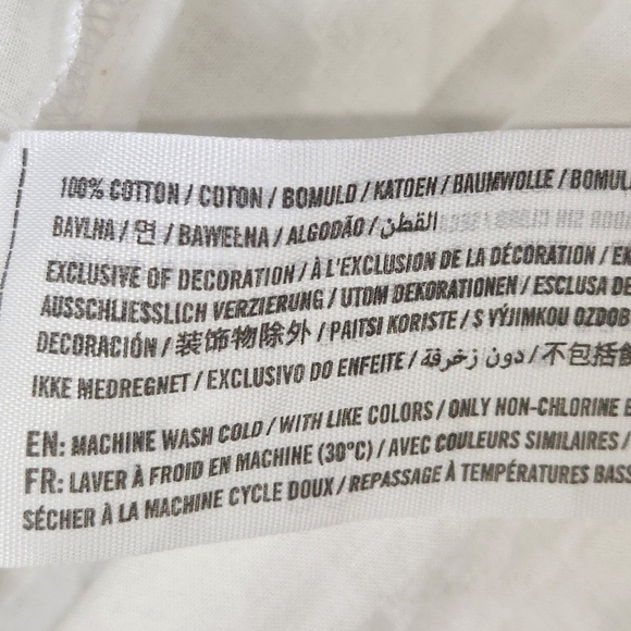 Mini dress White color Cotton Halter dress A&F Size S - Picture 9 of 14